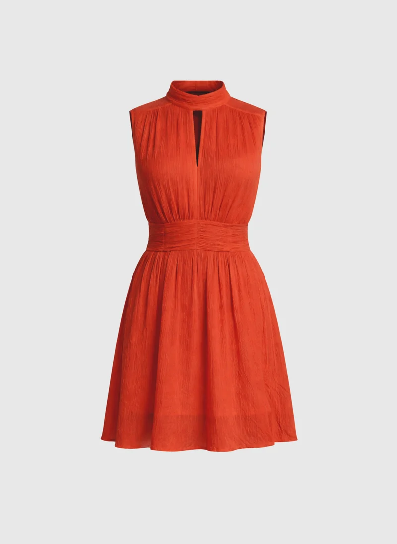 ROBE COURTE ORLEANE piment