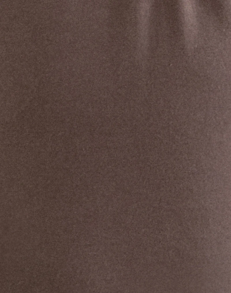Haut à col Novee, couleur « Coffee Quartz », avec anneau en O