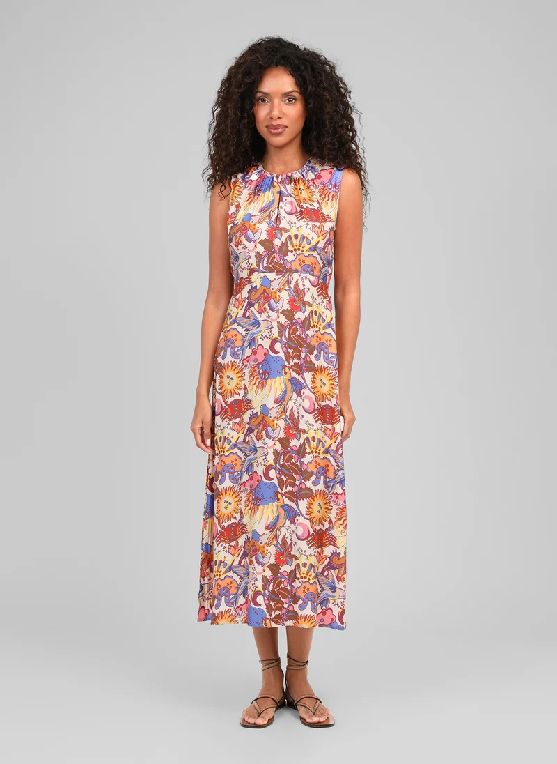 ROBE LONGUE OTINA solemio ecru