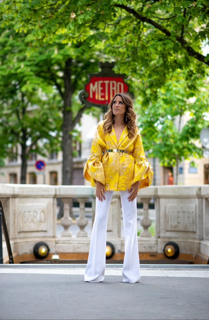 Pantalon pucci blanc