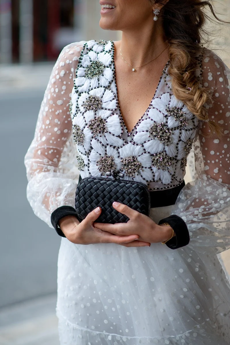 pochette bottega noire