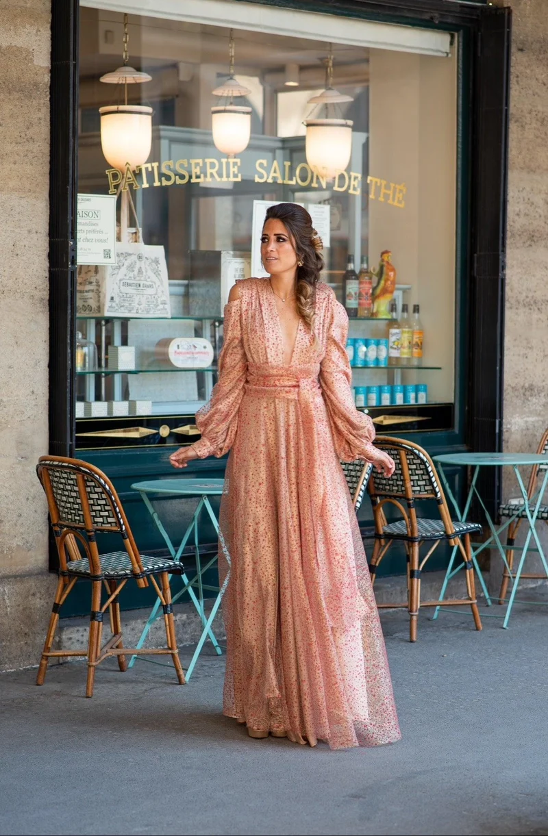 Robe longue Isabella à épaules denudées