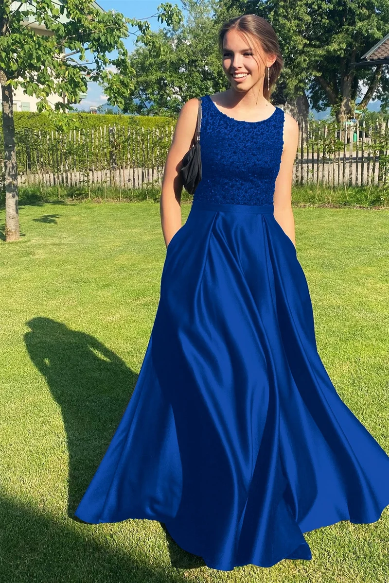 Robe de bal longue noire élégante sans manches, style sirène, à paillettes, pour occasions spéciales