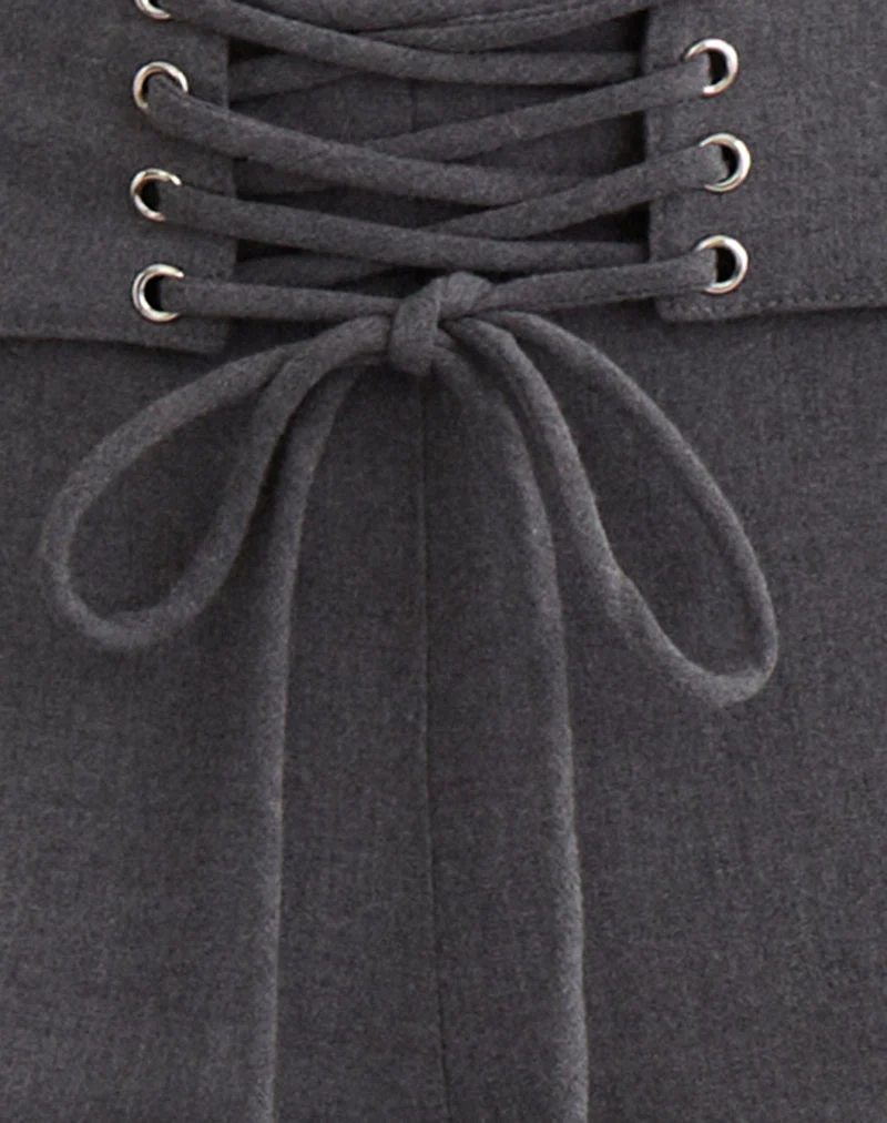 Pantalon Zallen en Tailoring Charcoal