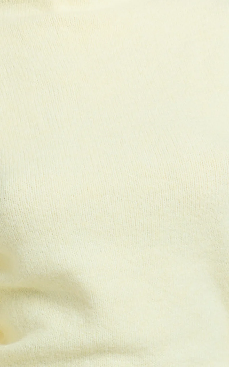 Dakota Mini Dress - Knit Long Sleeve Dress in Lemon