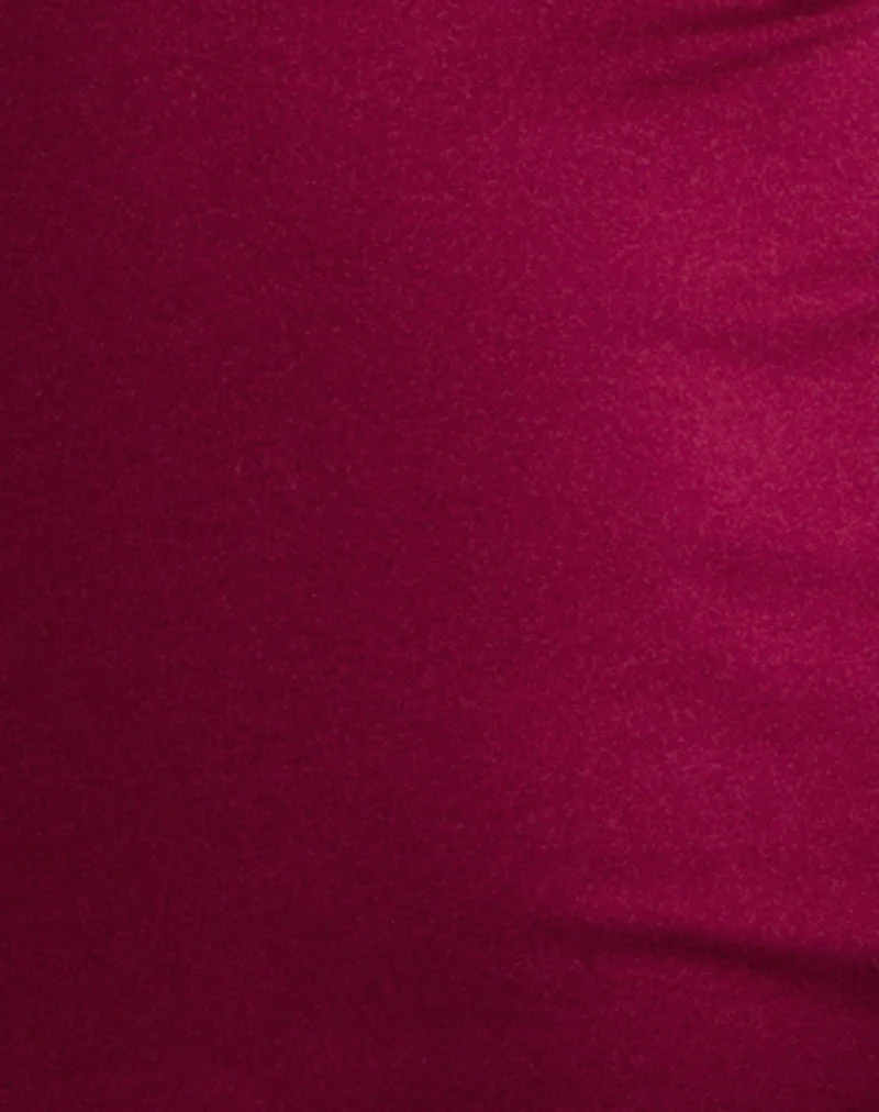Emesy Long Sleeve Top in Burgundy