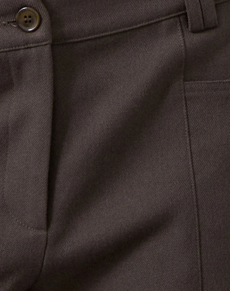 Pantalon Avina en Tailoring Olive foncé