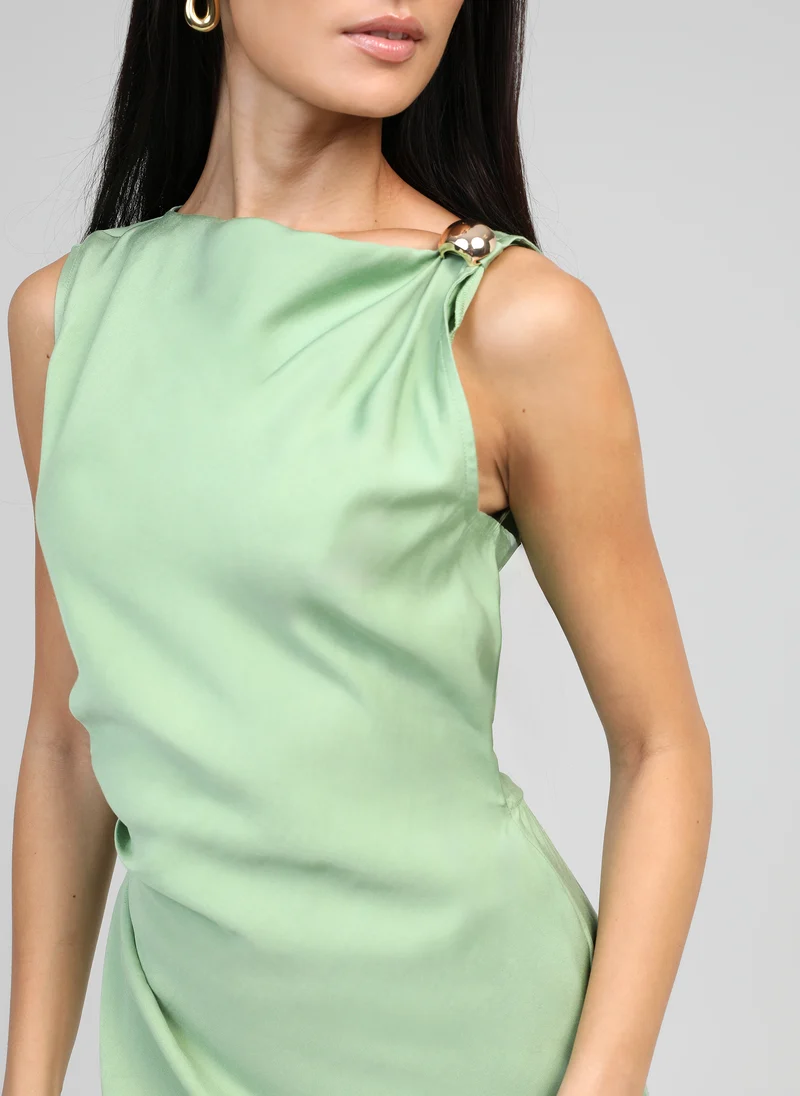 ROBE MIDI MIRKA sauge
