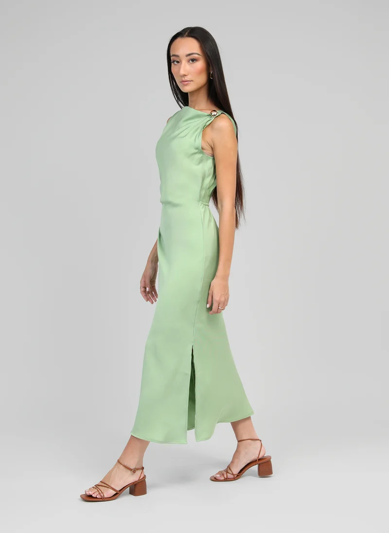 ROBE MIDI MIRKA sauge