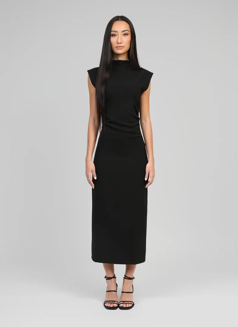 ROBE MIDI ELODIA noir