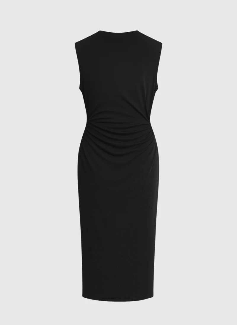 ROBE MIDI ELODIA noir
