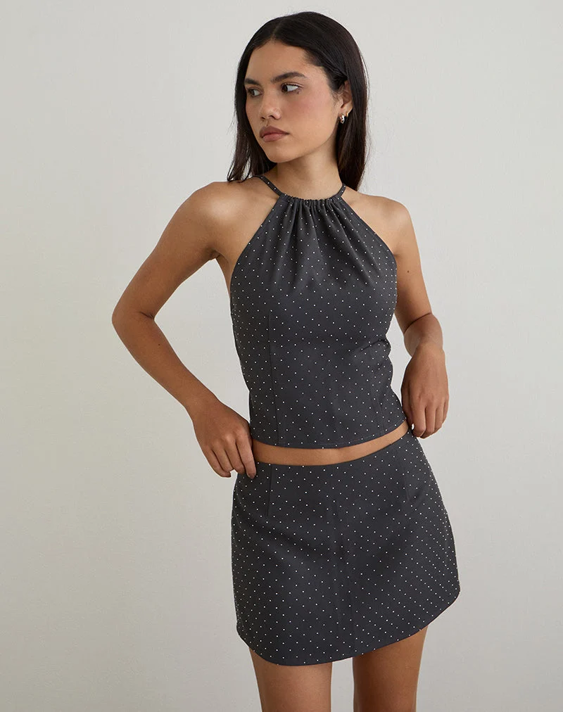Jupe Irka, gris diamant