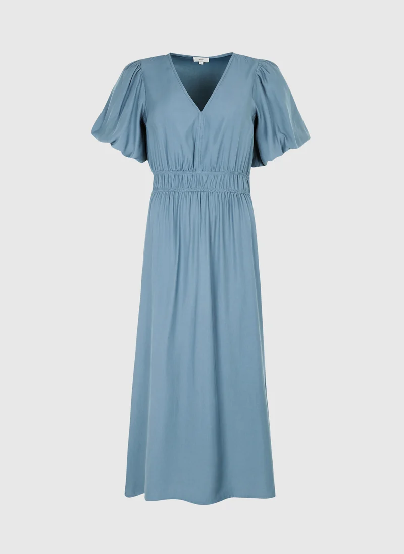 ROBE MIDI MELILE azur
