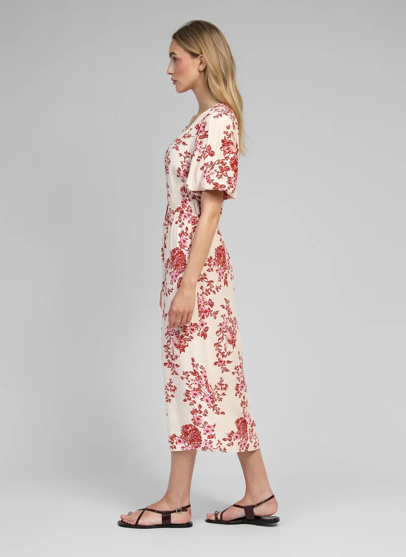 ROBE MIDI MELILA fallout blush