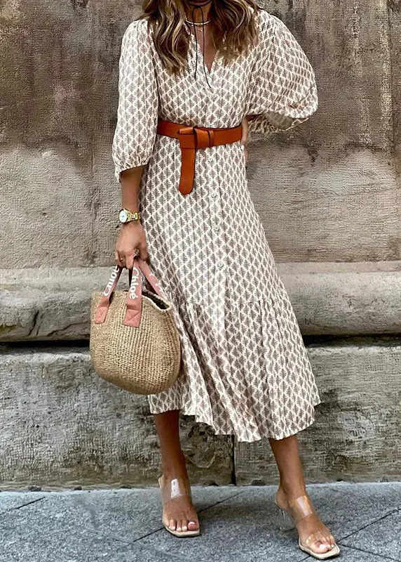 Robe a motifs pour femmes