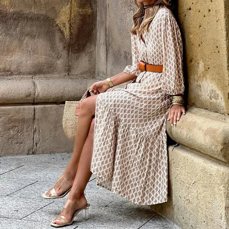 Robe a motifs pour femmes