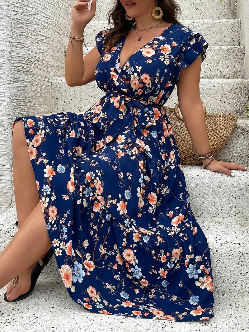 Robe grande taille chic