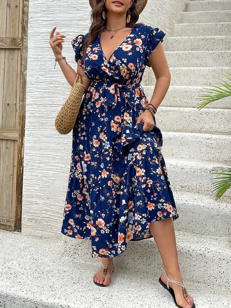 Robe grande taille chic