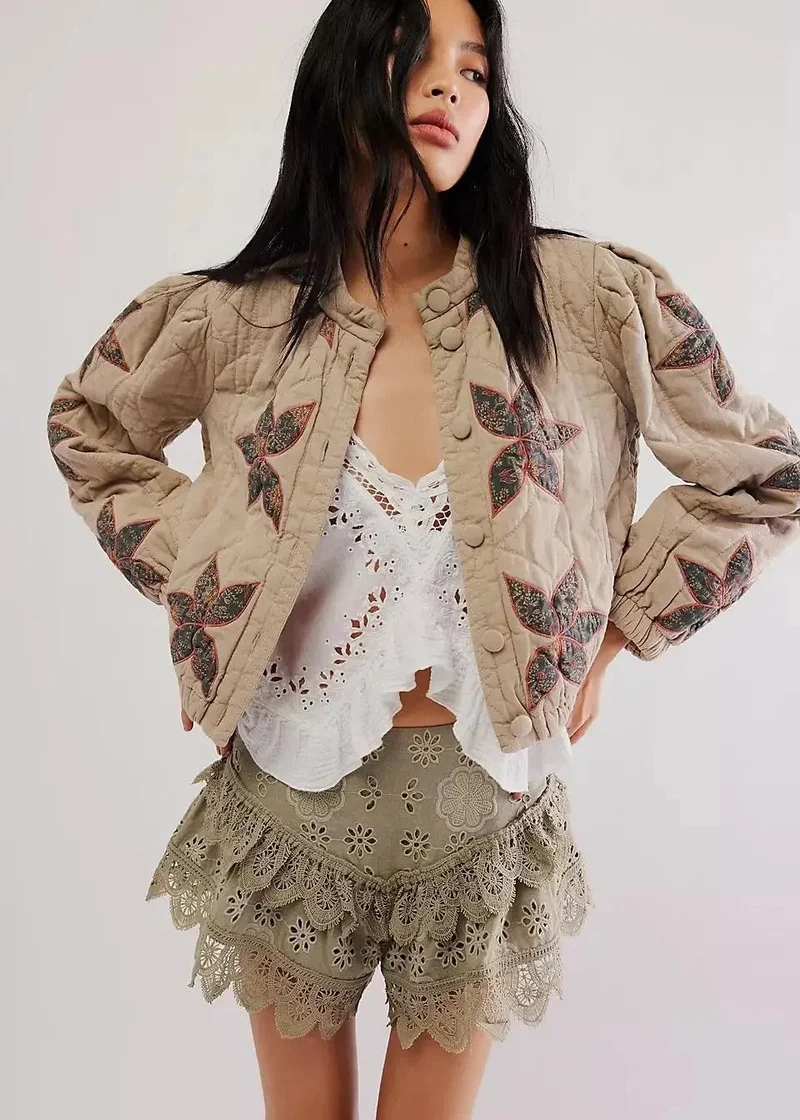 Veste Bomber Vintage Femme