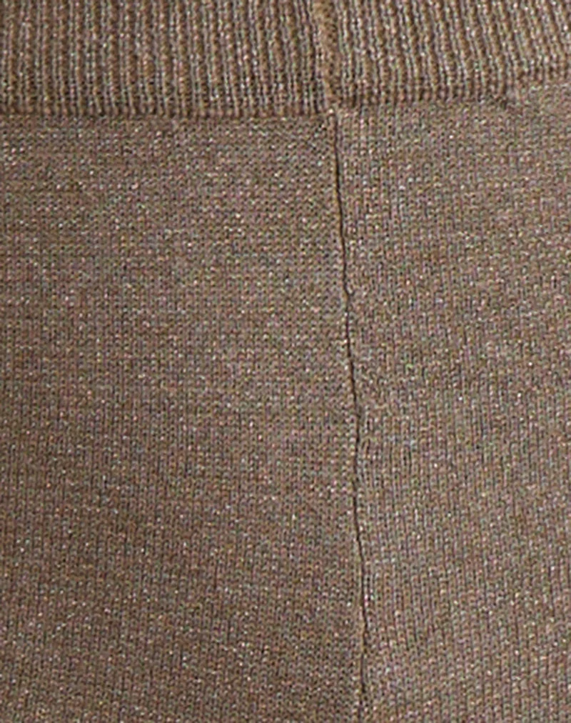 Short Nikaya en Lurex Gold