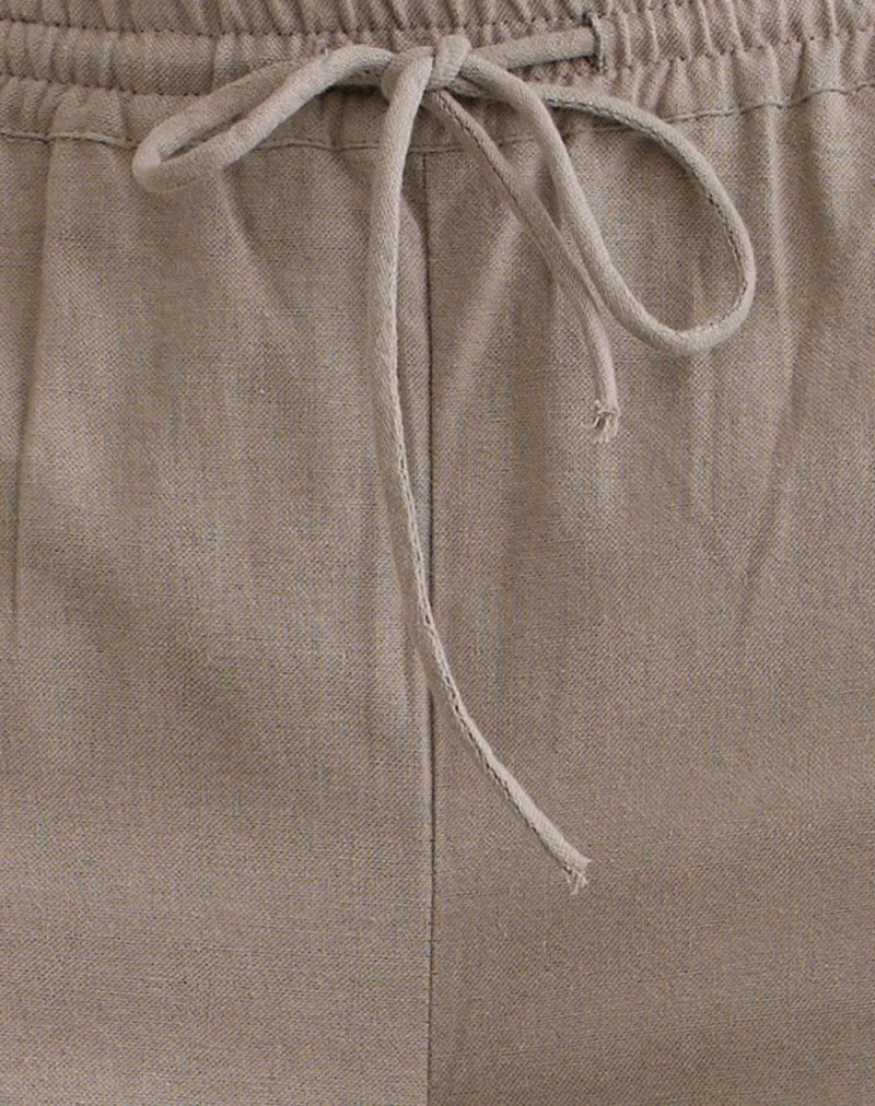 Pantalon large Wasic en Biscotti