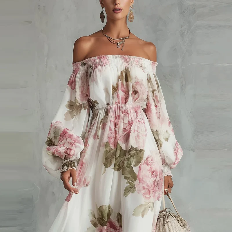 Peony | Floral Maxi Dress