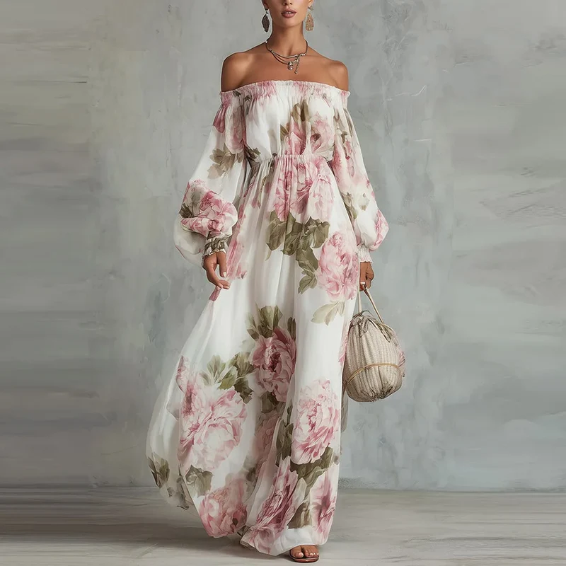 Peony | Floral Maxi Dress