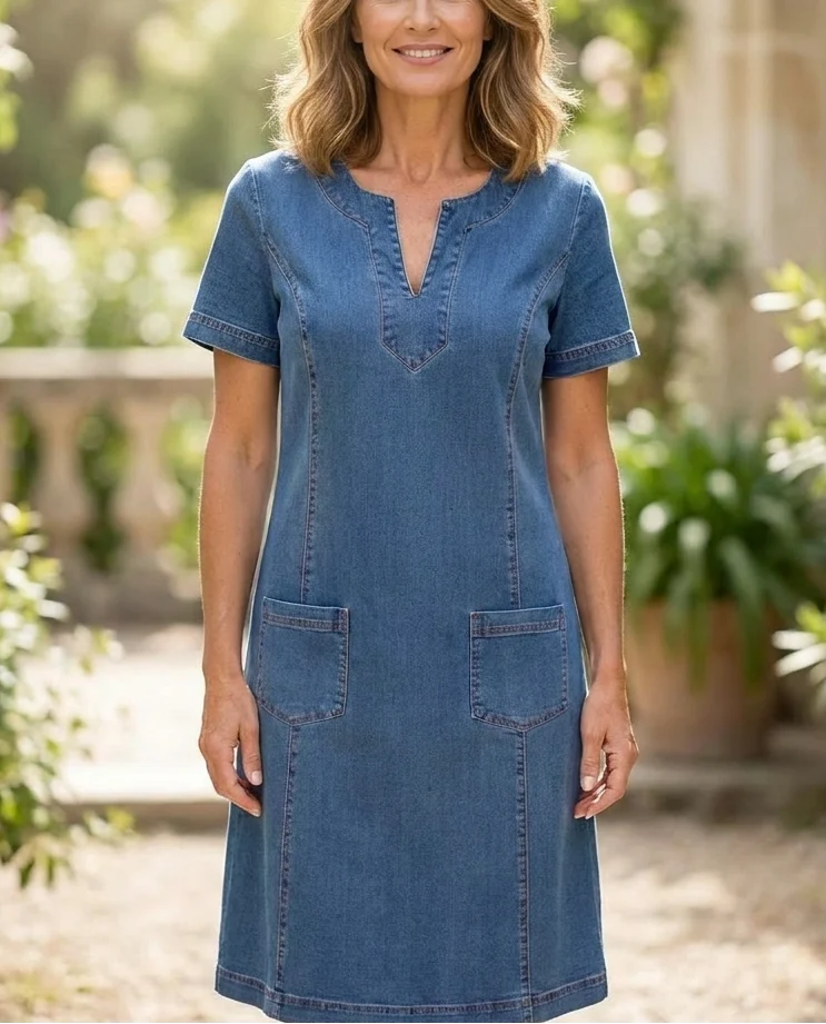 Jana | Comfortable denim dress