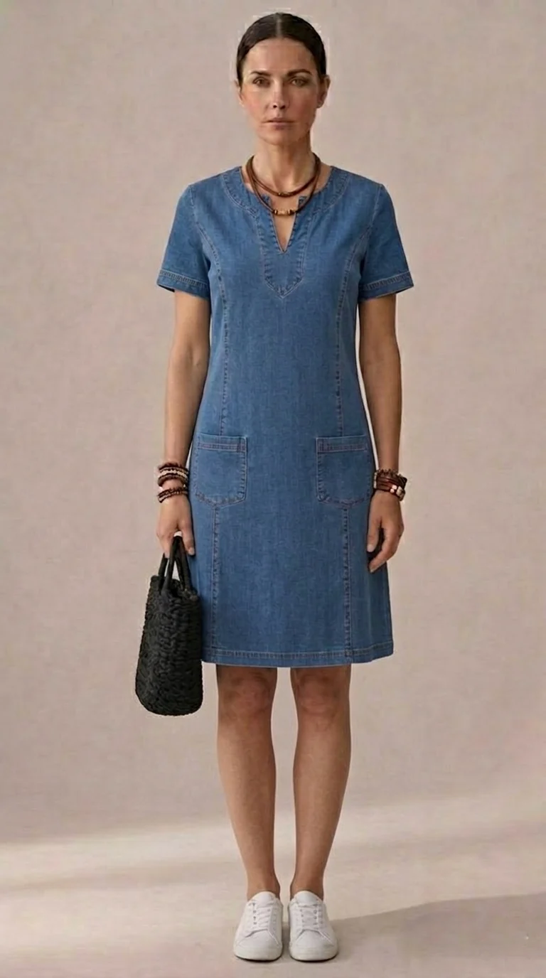 Jana | Comfortable denim dress