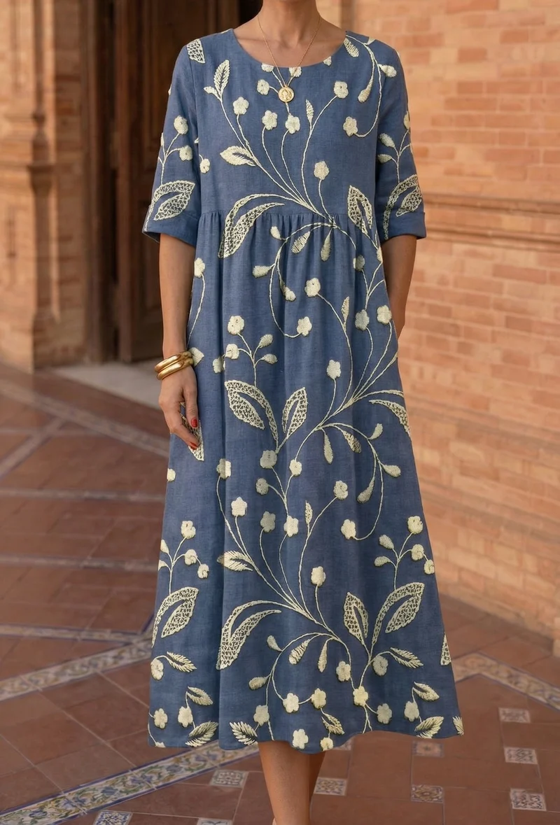 Emerald | Relaxed Midi Dress