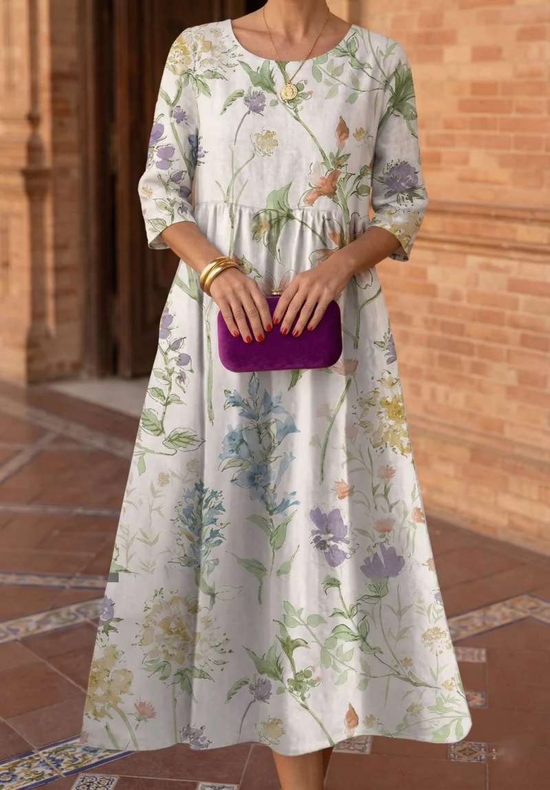Emerald | Relaxed Midi Dress