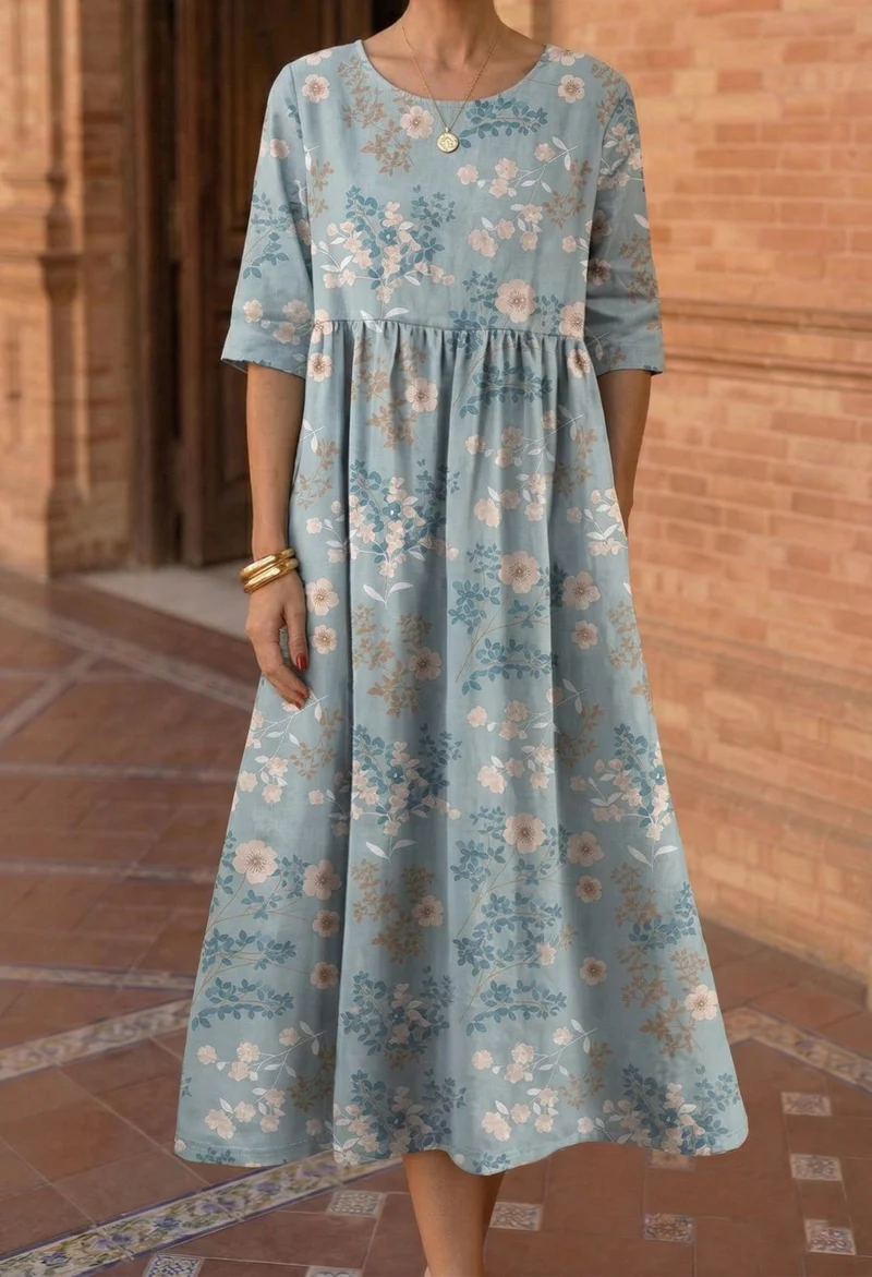 Emerald | Relaxed Midi Dress