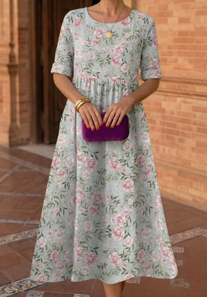 Emerald | Relaxed Midi Dress