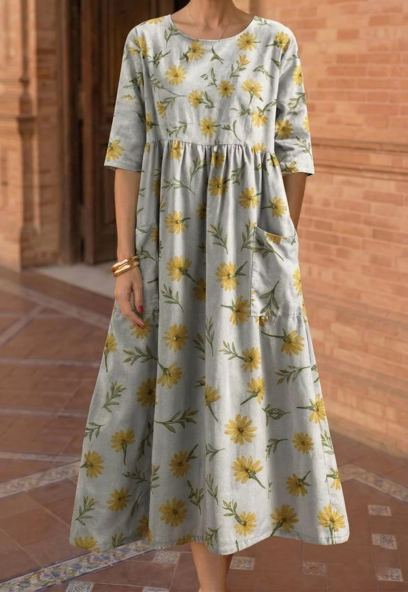 Emerald | Relaxed Midi Dress