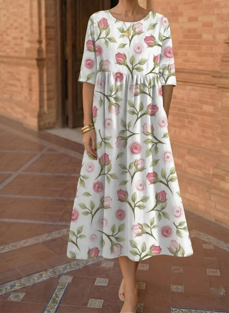 Emerald | Relaxed Midi Dress