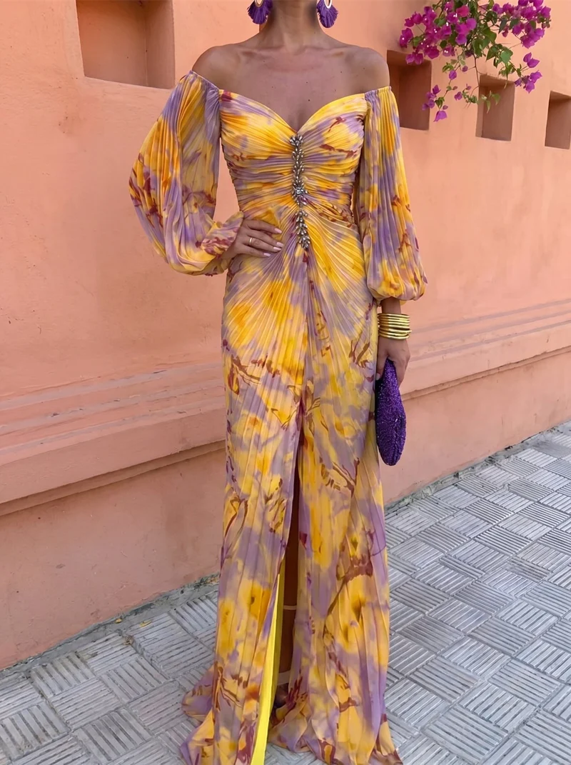 Isadorea | Floral Deep V-Neck Maxi Dress