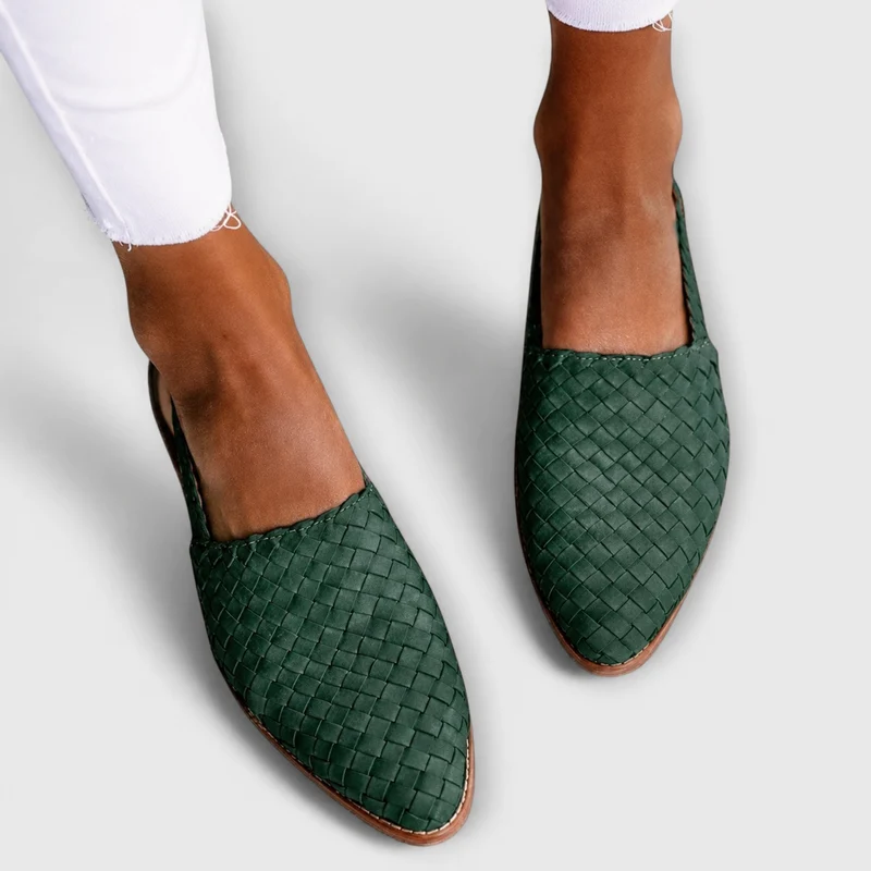 Simone | Braided Back-Strap Loafers