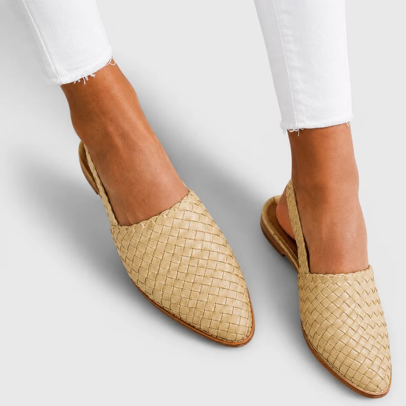 Simone | Braided Back-Strap Loafers