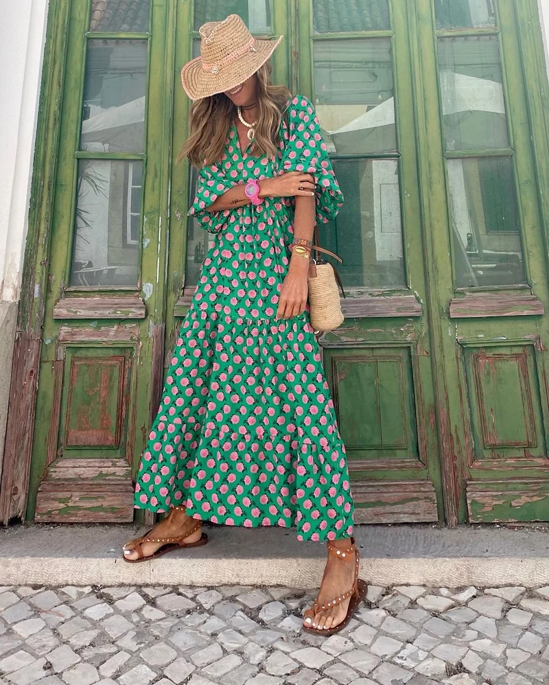 Isabella | Boho Maxi Dress
