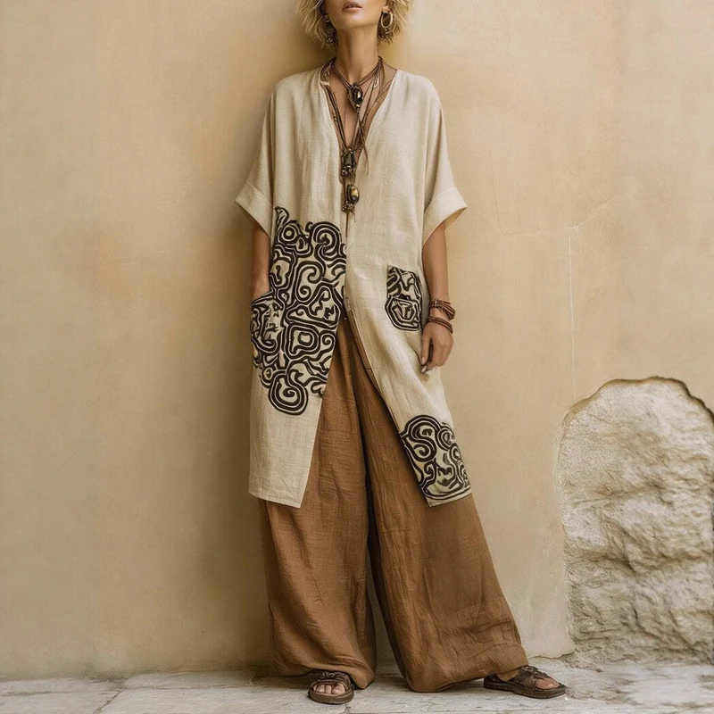 Stina | Artistic Print 3-Piece Bohemian Set