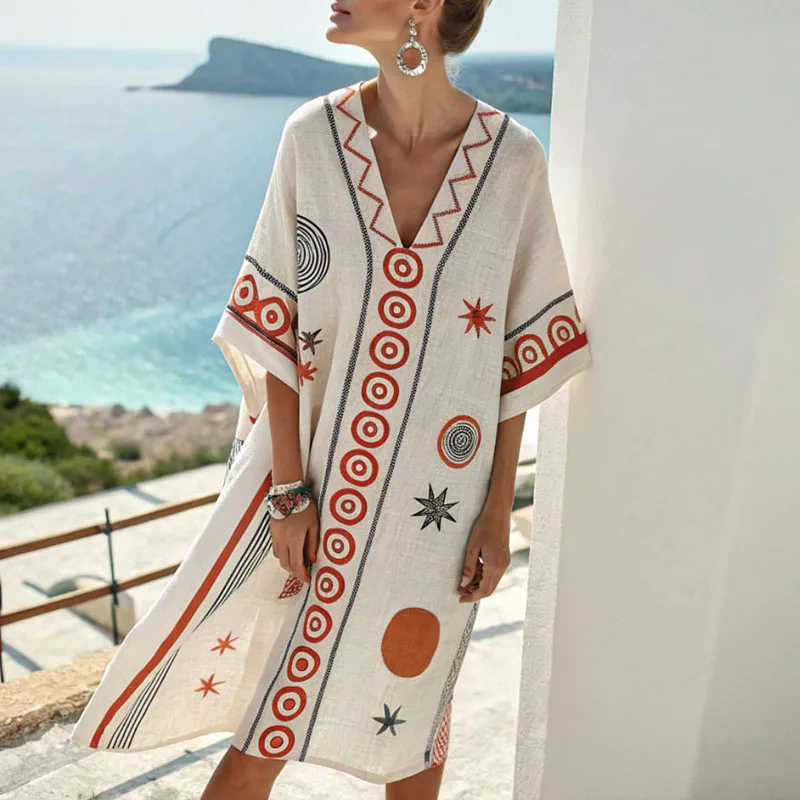 Adrienne | Short summer kaftan