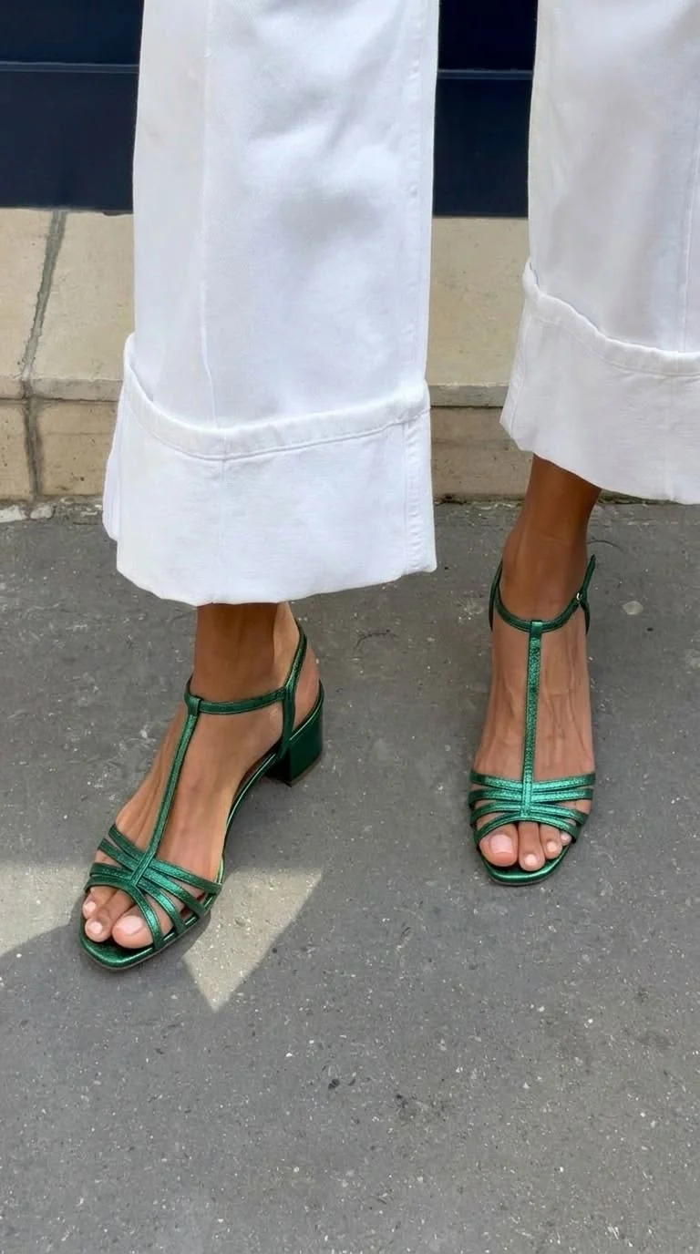 Allegra | Golden Sandals Everyday Elegance