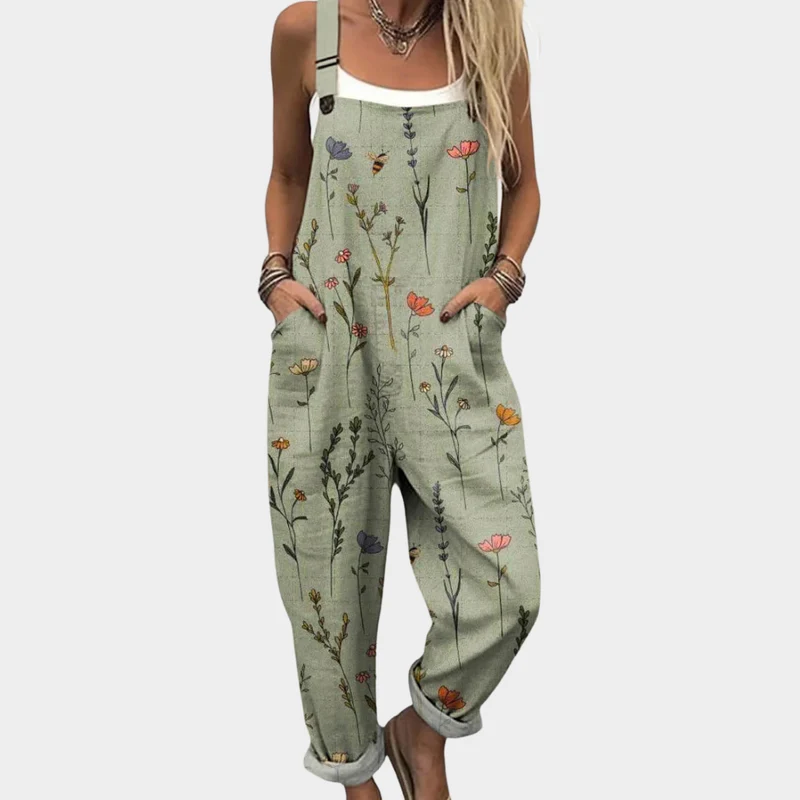 Marie | Comfortable patterned overalls