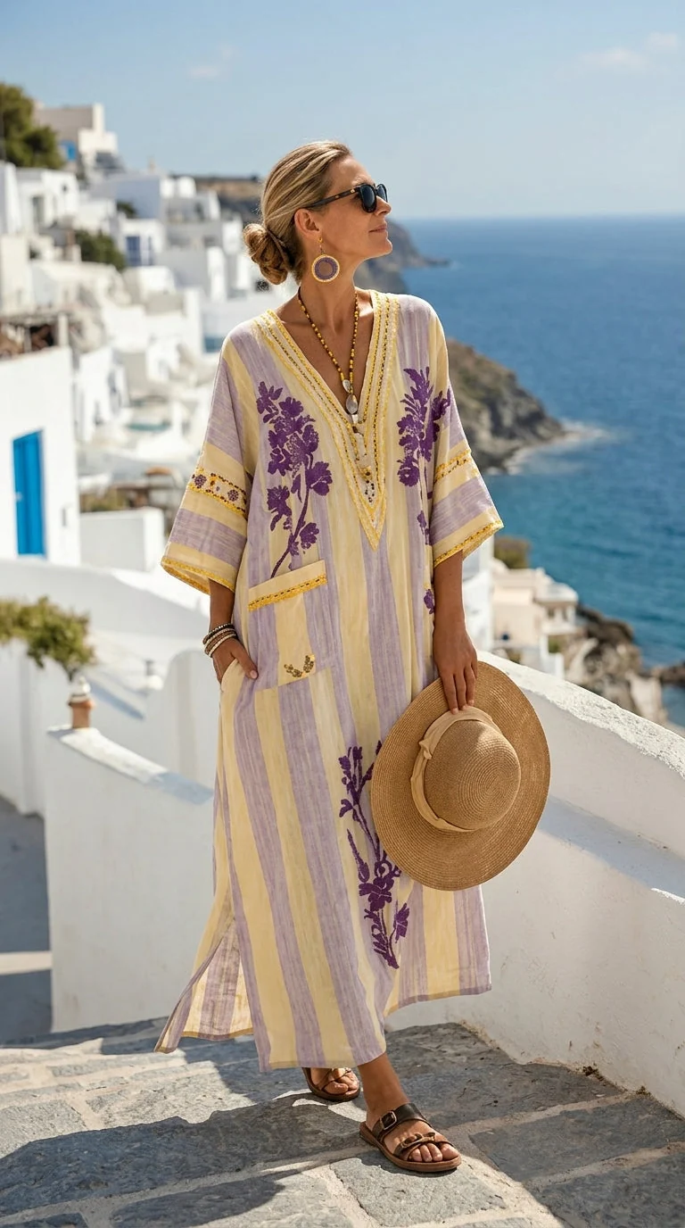 Colette | Long summer caftan