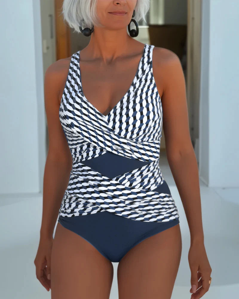 Hange | Criss-cross bikini with cut-out