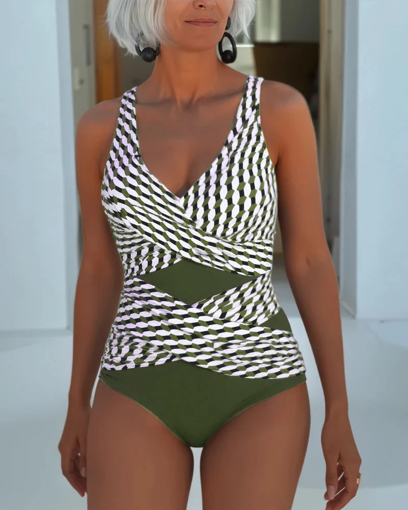 Hange | Criss-cross bikini with cut-out