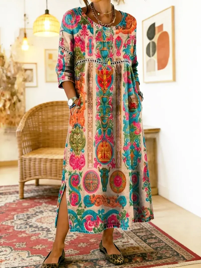Nicole | Printed Dress