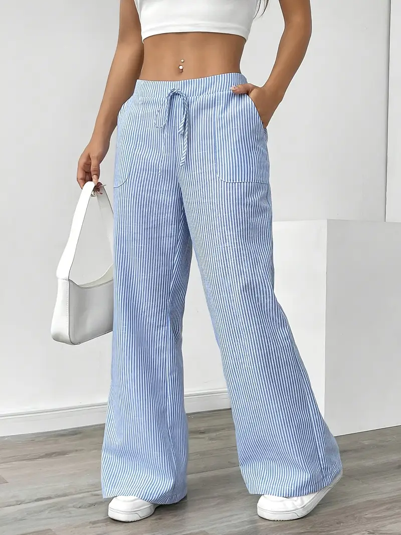Elise | Striped Trousers