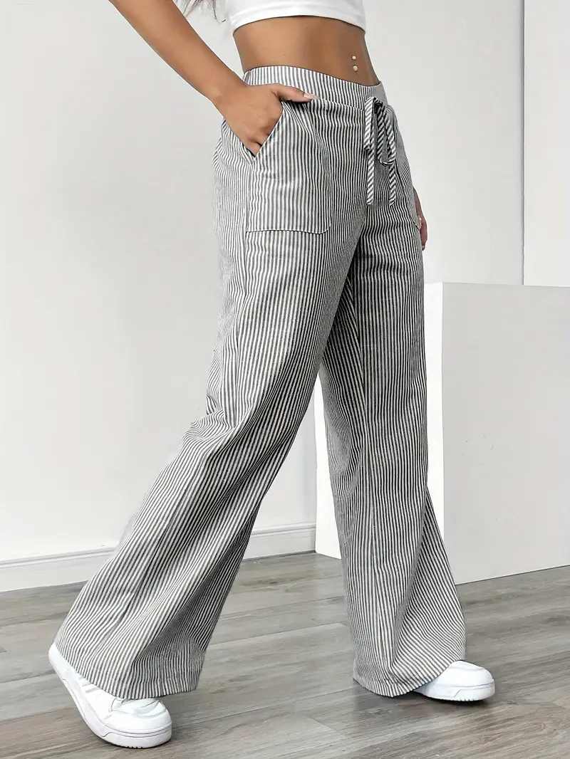 Elise | Striped Trousers