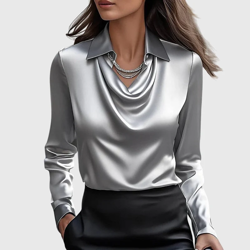 Aisha | Shiny and comfortable blouse